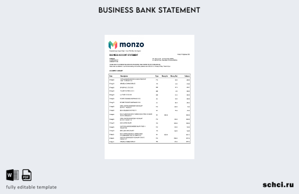 загрузка в цифровом формате, Великобритания, заявление о предприятии Monzo, шабл